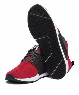 ZAPATILLAS TOMMY JEANS KNIT SNEAKER TANGO RED