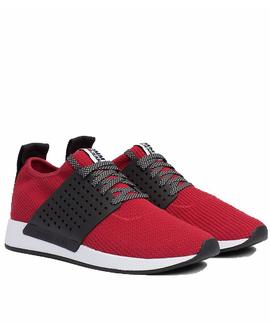 ZAPATILLAS TOMMY JEANS KNIT SNEAKER TANGO RED