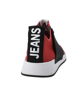 ZAPATILLAS TOMMY JEANS KNIT SNEAKER TANGO RED