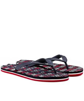 CHANCLAS TOMMY BARNEY 2R MIDNIGHT / TANGO RED