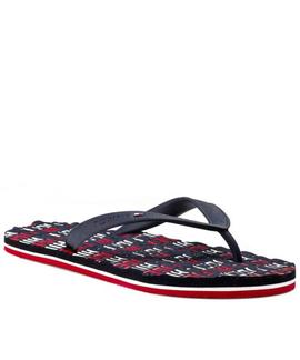 CHANCLAS TOMMY BARNEY 2R MIDNIGHT / TANGO RED