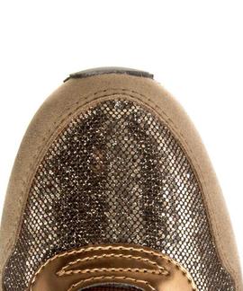 ZAPATILLAS TOMMY SADY 13C1 TAUPE / GOLD