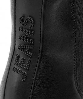 BOTINES TOMMY PIN LOGO HEELED CHELSEA BLACK