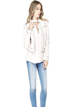 KERRIE JACKET PINK IVORY