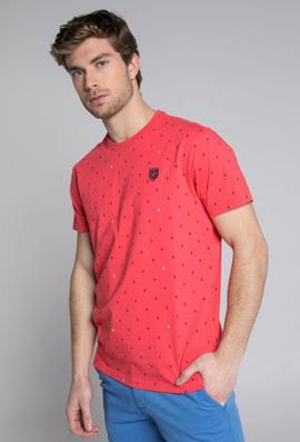 CAMISETA H FANTASIA ANCLAS CORAL