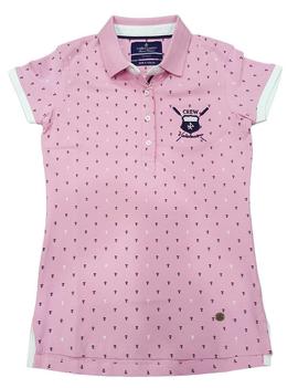 POLO M ANCLAS ROSA