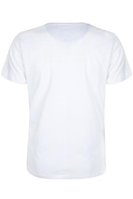 CAMISETA M.C HOMBRE ESTAMPADA BLANCA