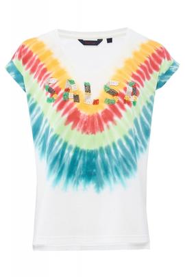CAMISETA LOGO TIE DYE BLANCA