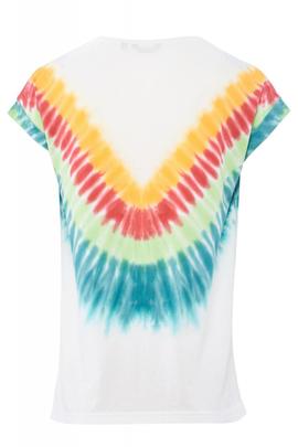 CAMISETA LOGO TIE DYE BLANCA