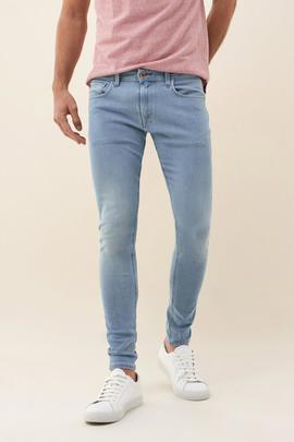 KURT SUPER SKINNY FIT LOW WAIST EN DENIM AZUL