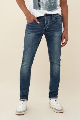 CLASH SKINNY FIT PREMIUM WASH JOGGER DENIM AZUL