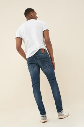 CLASH SKINNY FIT PREMIUM WASH JOGGER DENIM AZUL