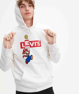 GRAPHIC PO HOODIE B MARIO BOXTAB BING T2 WHITE