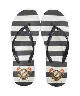 FLOP M RAYAS AZUL MARINO