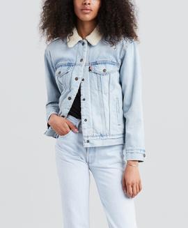 EXBF SHERPA TRUCKER RELAXED FIT HEY MICKEY