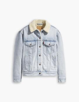 EXBF SHERPA TRUCKER RELAXED FIT HEY MICKEY
