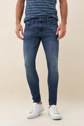 KURT SUPER SKINNY FIT LOW WAIST EN DENIM AZUL