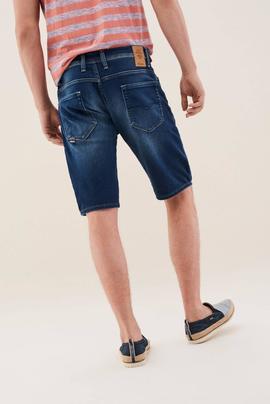 BERMUDAS LOOSE JOGGER OVERDYE EN DENIM AZUL