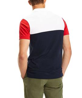 COLORBLOCK SLIM FIT POLO SKY CAPTAIN / MULTI