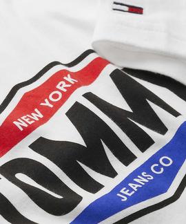 TJM PRINTED TOMMY LOGO TEE WHITE