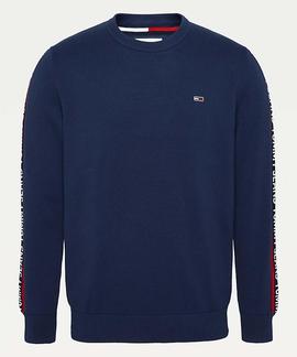 TJM SLEEVE TAPE SWEATER TWILIGHT NAVY