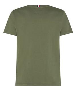 TOMMY FLAG HILFIGER TEE UTILITY OLIVE