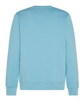 TOMMY FLAG HILFIGER SWEATSHIRT COLUMBIA BLUE