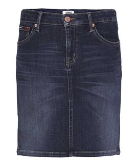 CLASSIC DENIM SKIRT KNOX DARK BLUE STRETCH