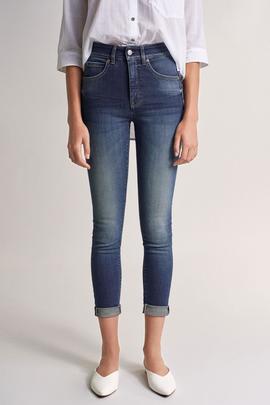 SECRET GLAMOUR SKINNY FIT HIGH RISE EN DENIM AZUL