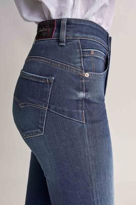 SECRET GLAMOUR SKINNY FIT HIGH RISE EN DENIM AZUL