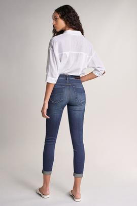 SECRET GLAMOUR SKINNY FIT HIGH RISE EN DENIM AZUL