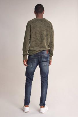 CLASH SKINNY FIT PREMIUM WASH CON GATEADOS