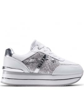 DAFNEE ACTIVE LADY LEATHER LIKE WHITE / SILVER