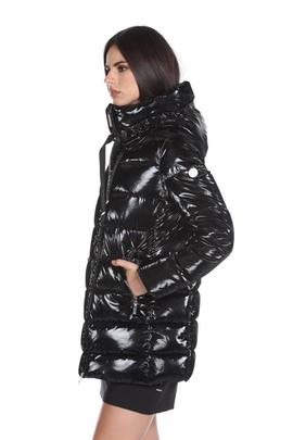 CHAQUETA DE PLUMAS ALBERT CON CAPUCHA NEGRA