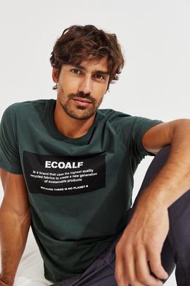 NATAL PATCH ECOALF T-SHIRT MAN 121 KOREAN GREEN