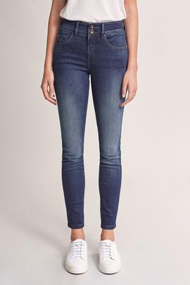 SECRET SKINNY FIT HIGH RISE EN DENIM AZUL