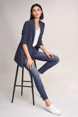 SECRET SKINNY FIT HIGH RISE EN DENIM AZUL