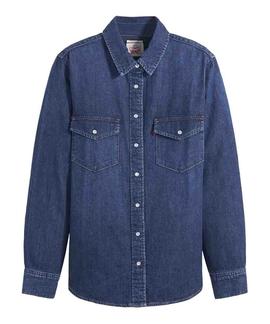 CAMISA VAQUERA LEVI’S® WOMEN'S ESSENTIAL WESTERN AIR SPACE