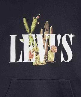 GRAPHIC 2020 HOODIE SERIF WITH CACTUS HOODIE CAVIAR