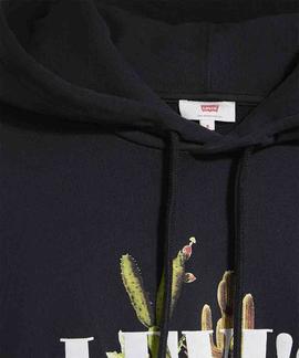 GRAPHIC 2020 HOODIE SERIF WITH CACTUS HOODIE CAVIAR