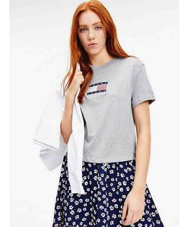 TJW STAR AMERICANA FLAG TEE LIGHT GREY HEATER