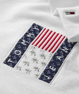 TJW STAR AMERICANA FLAG TEE WHITE