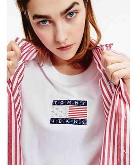 TJW STAR AMERICANA FLAG TEE WHITE