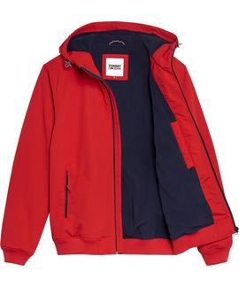 TJM PADDED NYLON JACKET DEEP CRIMSON