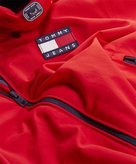 TJM PADDED NYLON JACKET DEEP CRIMSON