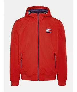 TJM PADDED NYLON JACKET DEEP CRIMSON