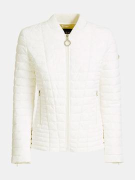 PADDED FANCY ZIPPY JACKET WHITE