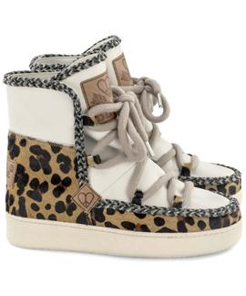 WILMA WEDGE 1 LEOPARD / WITHOUT FUR