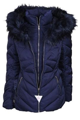 SARA SHORT DOWN JACKET BLUE JAM