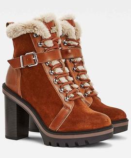 TOMMY WARM LINED HIGH HEEL BOOT PUMPKIN PARADISE